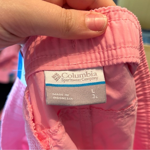 NWT Columbia Sz Large Women’s Pink Sandy River 3” Inseam Board Beach Shorts $45! - Picture 5 of 11